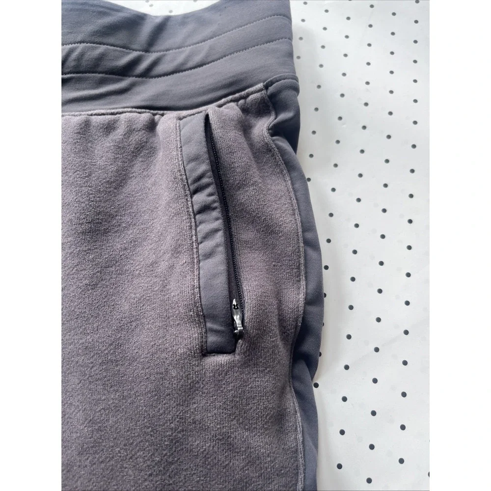 Lululemon Scuba Jogger Gray Fleece Lined Sweatpants Women's 4 Zip Pocket